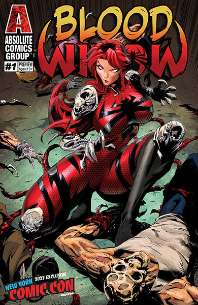 FOLIO BUNDLE - Set Blood Widow #1 Preview NYCC TRADE Cover Editions!