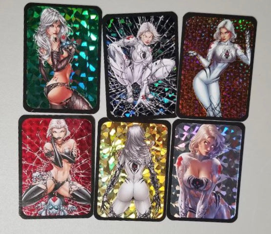 White Widow Trading Cards – All Four Sets 1-4