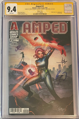 9.4 CGC – AMPED #02 – IMBC Variant Creees Lee – 3 Signatures Yellow Label