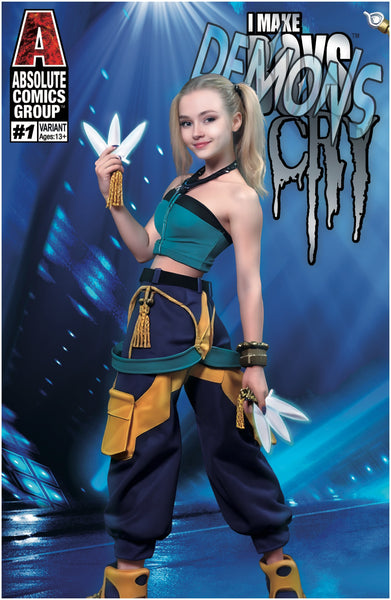 I Make Boys Cry #1-3 METAL - NYCC Demon Hunters SET Connected