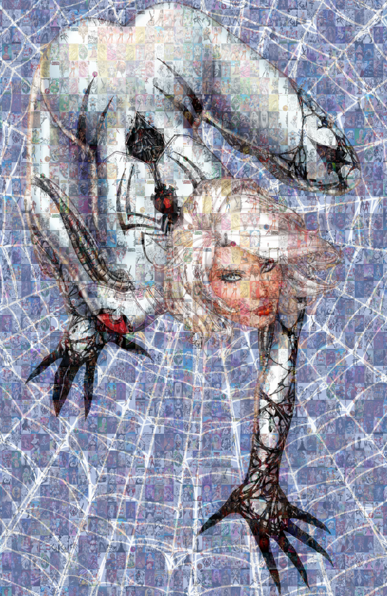 White Widow #2 METAL - NYCC Anniversary Mosaic - Sabine Rich
