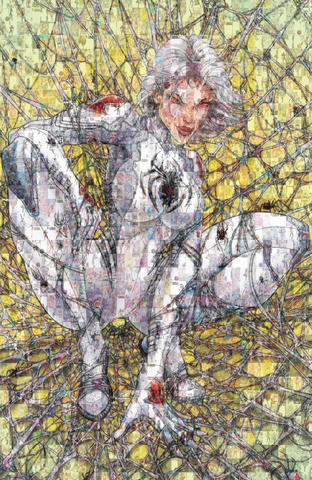 White Widow #1 - NYCC Anniversary Mosaic - Tyndall Homage