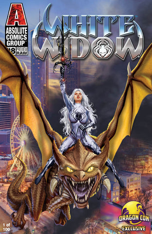 White Widow #08 Preview – DragonCon 2023 (numbered) – Benny Powell