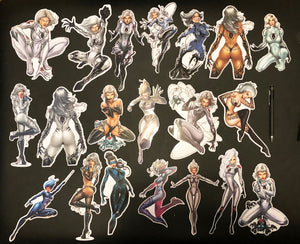 White Widow Super Sticker – Complete Collection