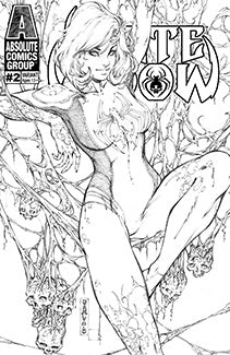 WW02U - White Widow #2 Comic Book - Sketch Debalfo