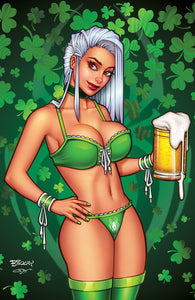 WW04 - White Widow #4 METAL - St. Patrick's Day 2020 Green