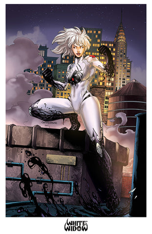 11x17 PRINT – White Widow #05 – Dennis Crisostomo 01