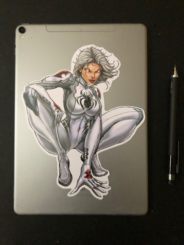 White Widow Super Sticker – Jamie Tyndall 10